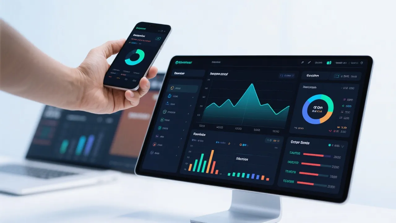 电竞数据分析看板示意