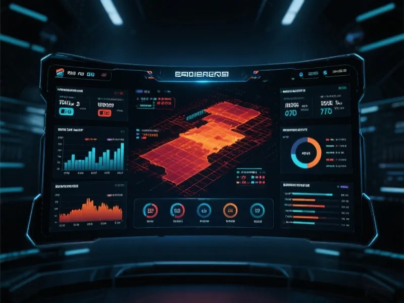 高阶电竞数据面板展示